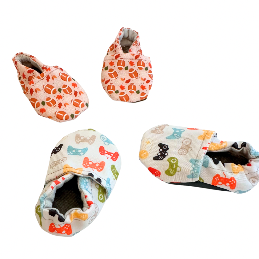 Game Day! Eco-Canvas Baby Shoes