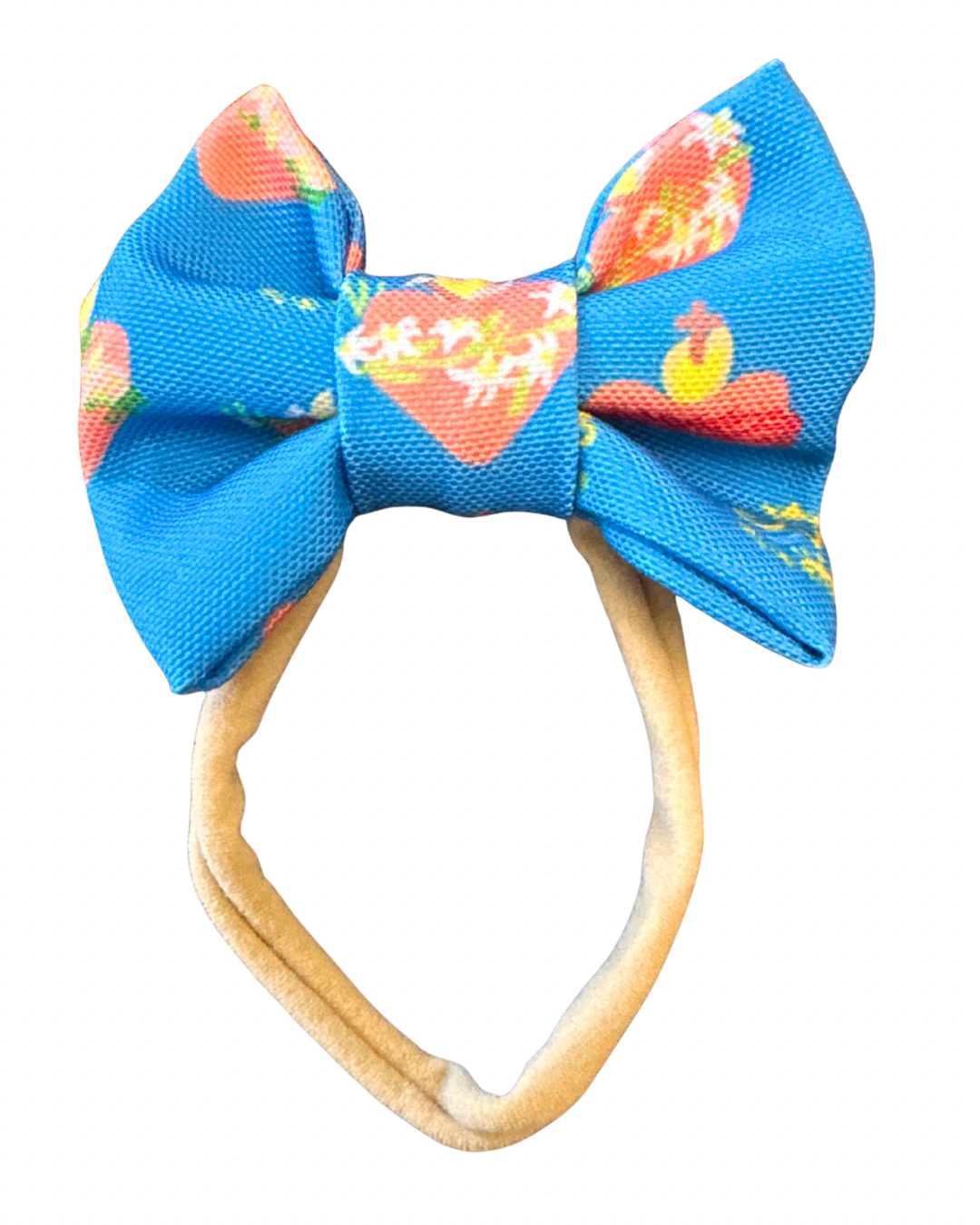 Custom hair bows Immaculate Hearts by Mama & Roo's and LennyLamb