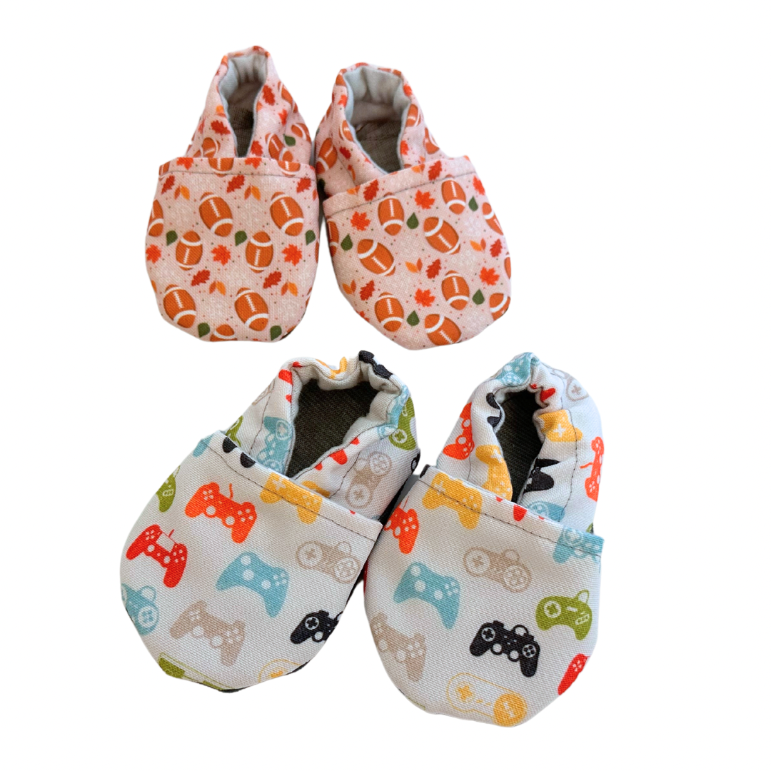 Game Day! Eco-Canvas Baby Shoes
