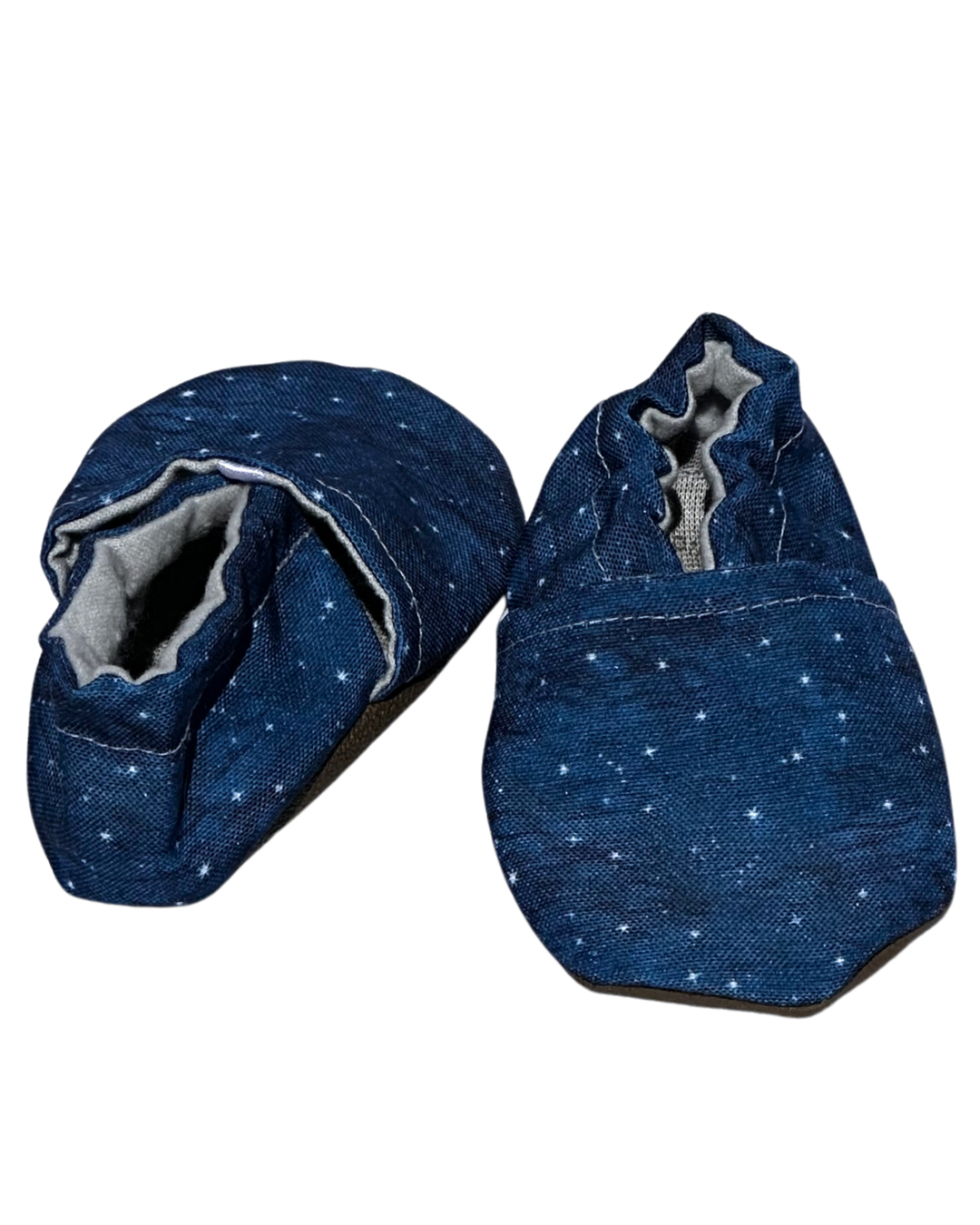 Limited edition Summer Nights eco-canvas Cabooties baby shoes