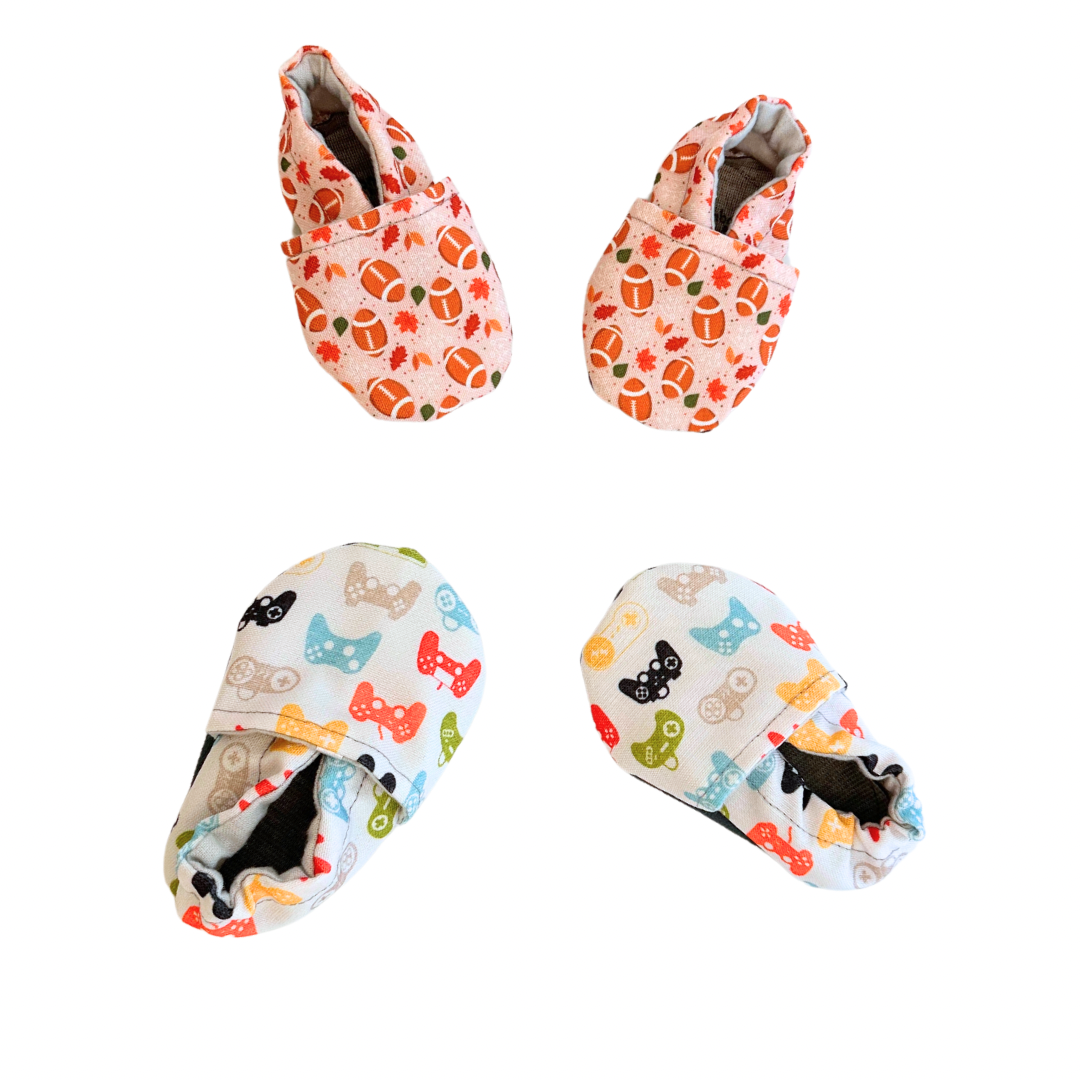 Game Day! Eco-Canvas Baby Shoes