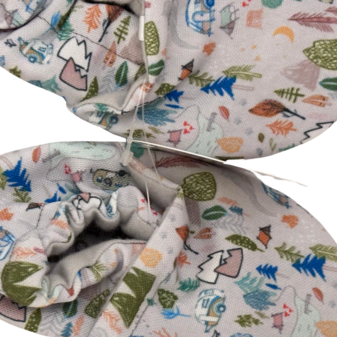 Happy Camper Cabooties baby booties. Baby shoes from the Icebreaker collection