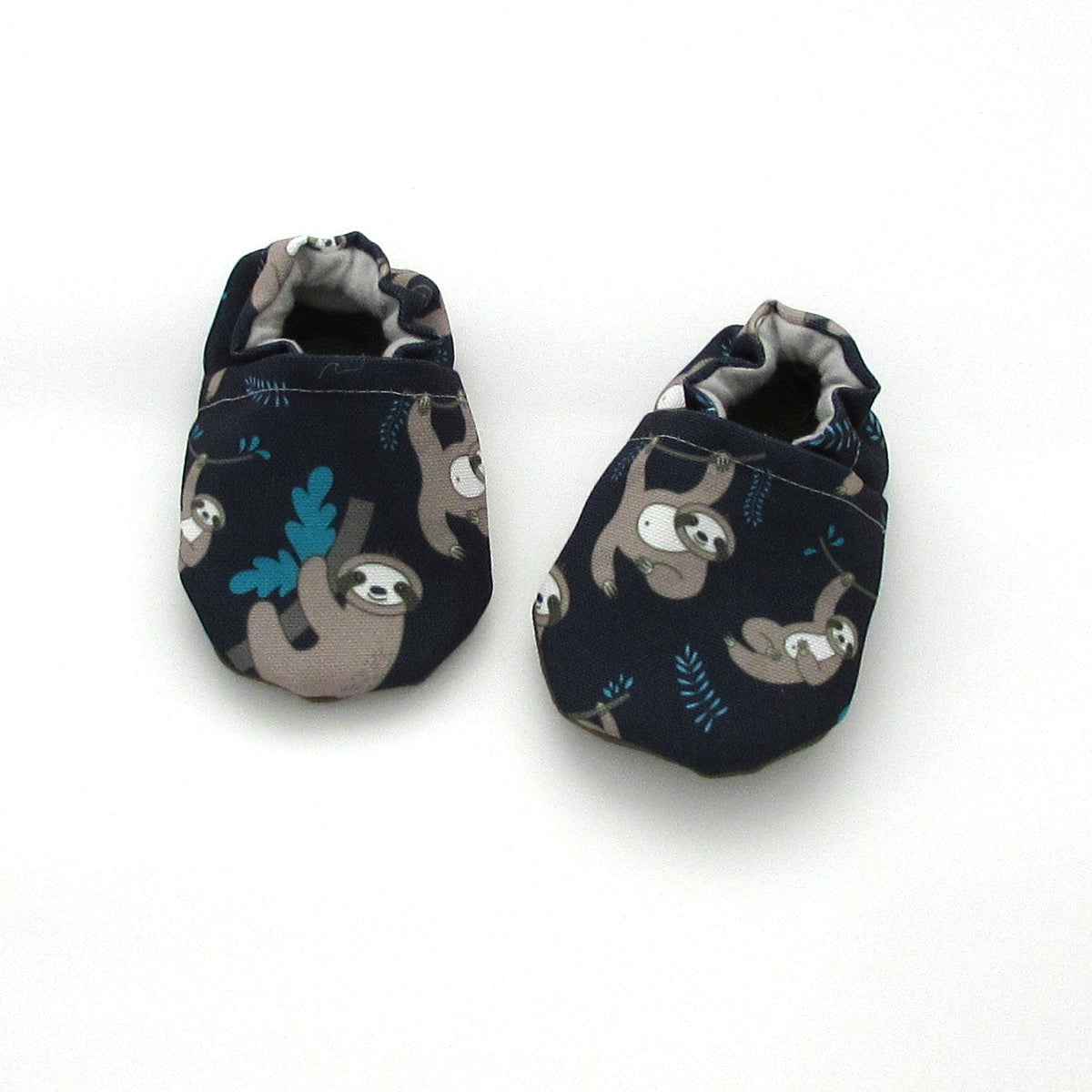 Sloth eco canvas limited edition baby shoes by Cabooties