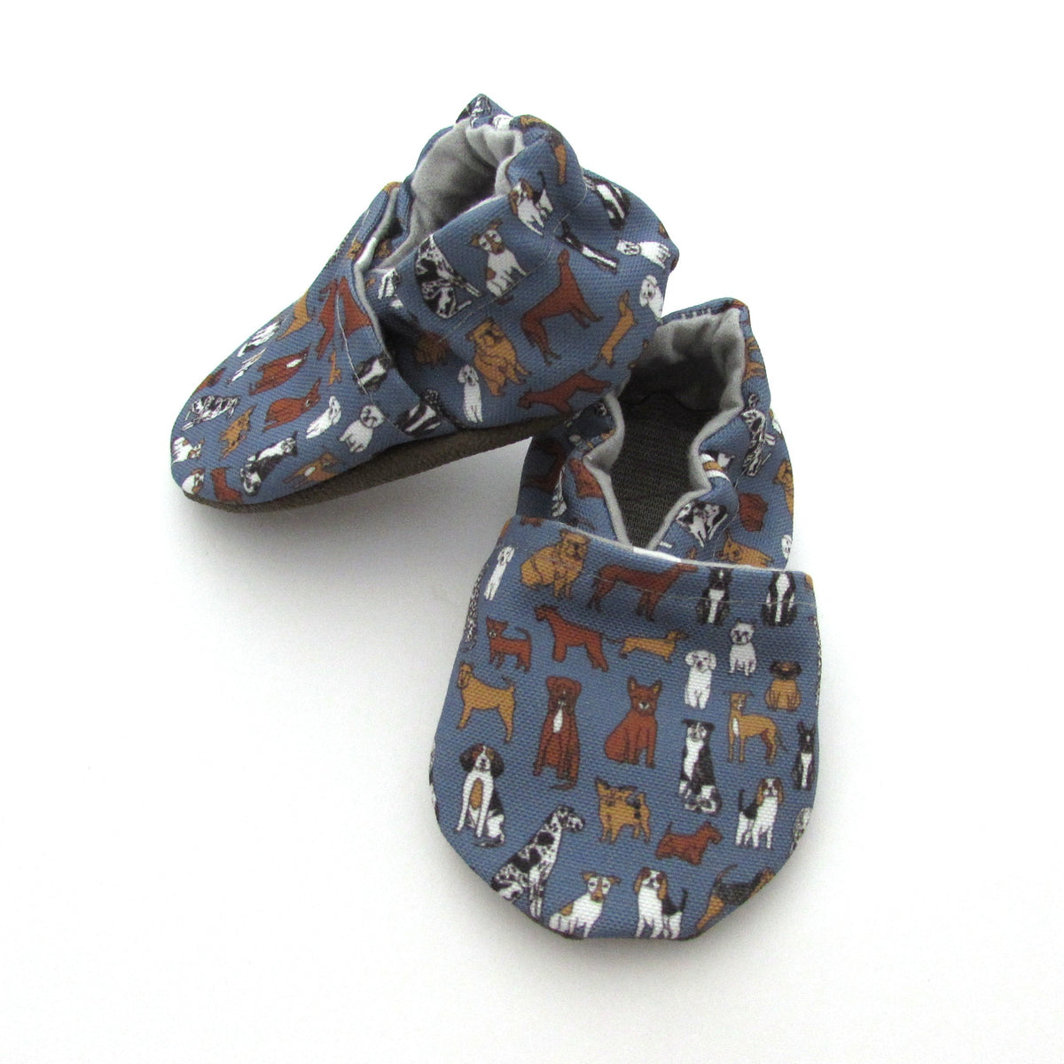 Blue Dog Eco Canvas First Walker Shoes - baby shoes for wide feet