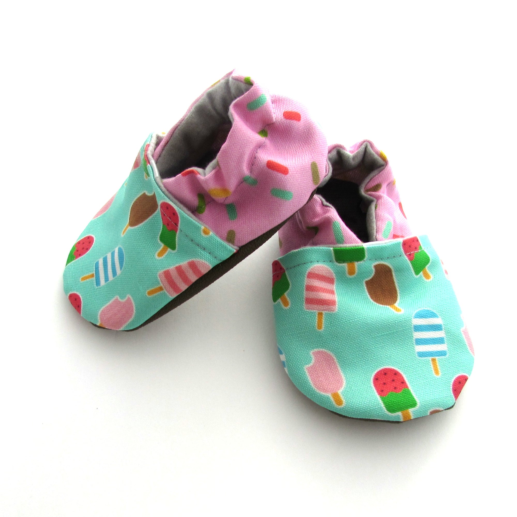 Baby's first shoes for walking Cabooties Washable, Soft Sole Baby Shoes!
