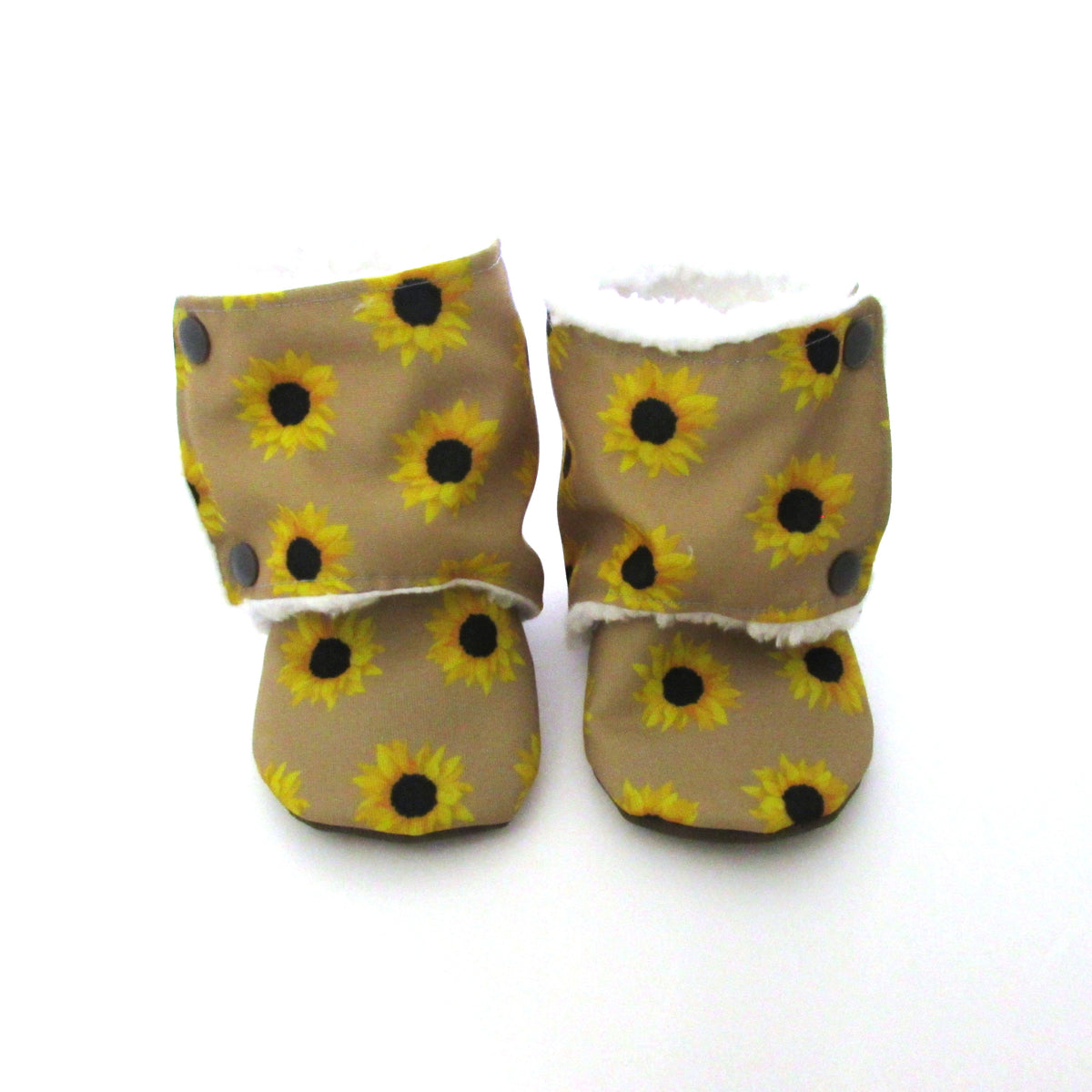 LE: Sunflower Eco-Canvas Baby Boots