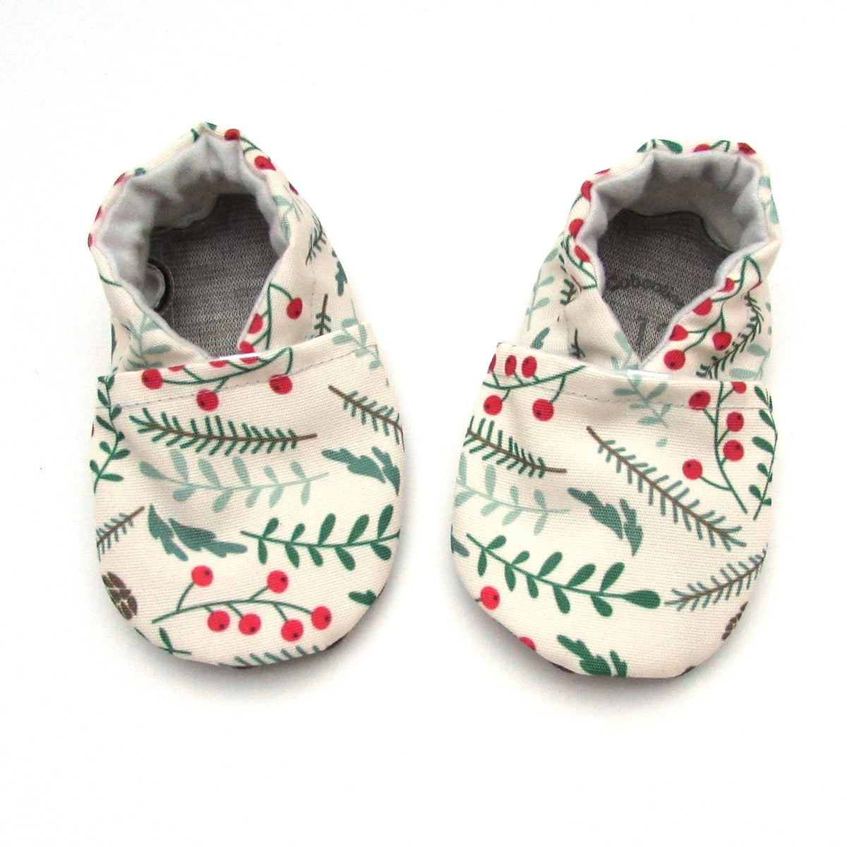 Winter Foliage Eco-Canvas Washable Soft Sole Baby and Toddler Shoes