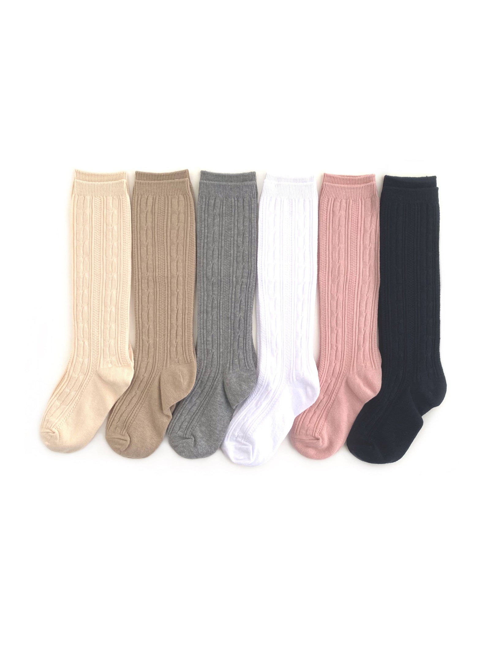 Little Stocking Co. - Basics + Neutrals Cable Knit Bundle