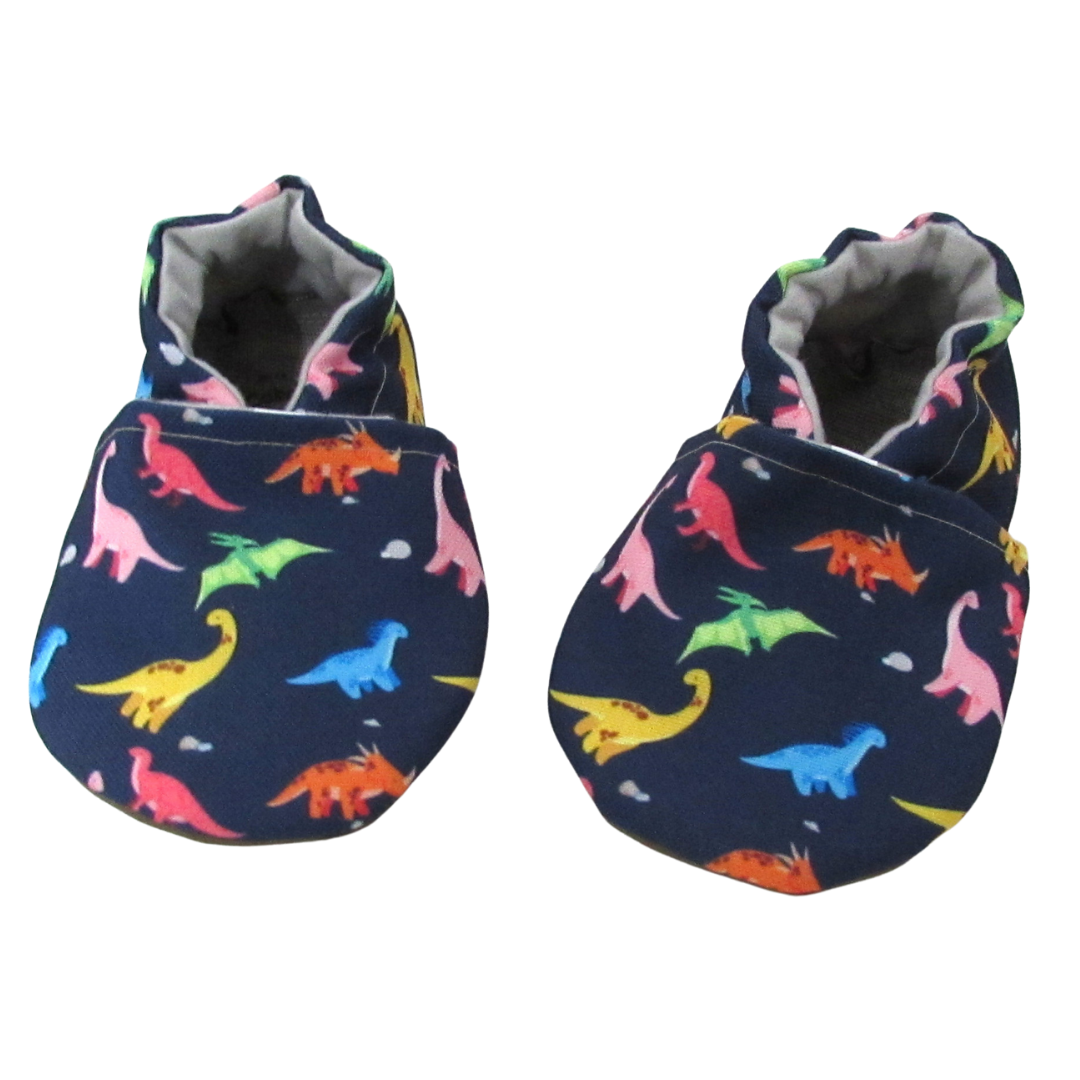 Rainbow discount dinosaur slippers